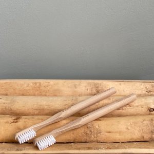 Set van 2 bamboe tandenborstels