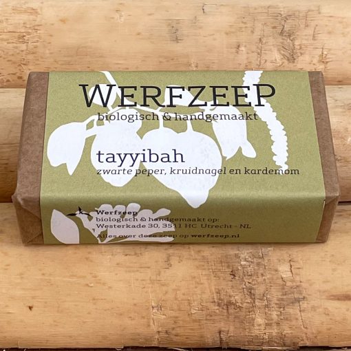 Werfzeep Tayyibah, Biologische zeep bar, soap bar, zeep blok