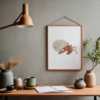 Zeedieren poster printable Heremietkreeft. Onderwaterwereld babykamer. Kinderkamer met zee thema, strand thema, zeedieren thema.
