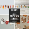 Alle seizoenen slingers - Voordeelset - 4 printables.