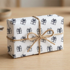 Inpakpapier printable – Cadeautjes patroon – A4 – Directe download