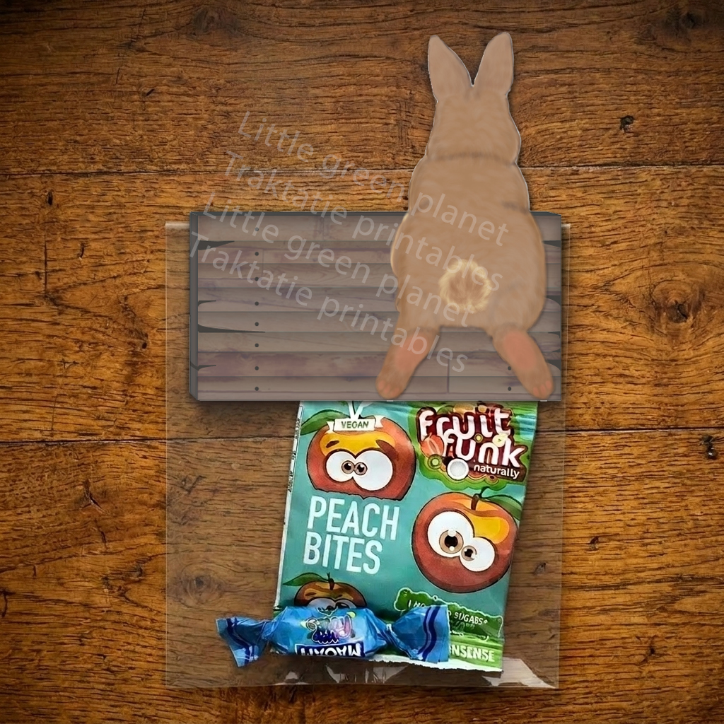 Konijn traktatie labels - Printable - Afbeelding 3