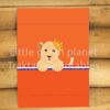 Cadeauzakje Koningsdag - Leeuwtje met kroon - Printable. Cadeauzakje maken. Cadeauzakje vouwen. Cadeauzakjes printen.