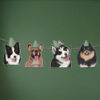 Honden feestslinger - Printable. Verjaardagsslinger honden met feestmutsjes op. Kinderfeestje met honden thema. Honden verjaardag. Pawty time. Border collie, French bulldog, Husky en Pomeriaan.