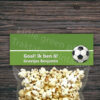 Voetbal traktatie labels – Printable. Voetbal traktatie maken. Vouwlabels. Traktatie printable. Snoepzakje voetbal. Uitdeel traktatie. Traktatie school.